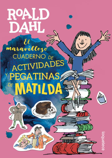 Portada El maravilloso cuaderno de actividades y pegatinas de Matilda