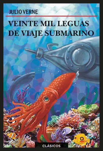 Portada Veinte mil leguas de viaje submarino 