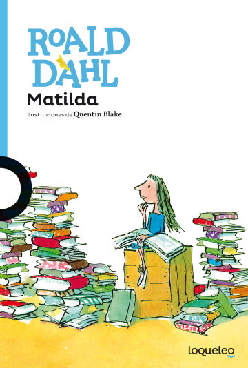 Matilda Roald Dahl Hidratación niños botella de agua 500ml Snack Olla
