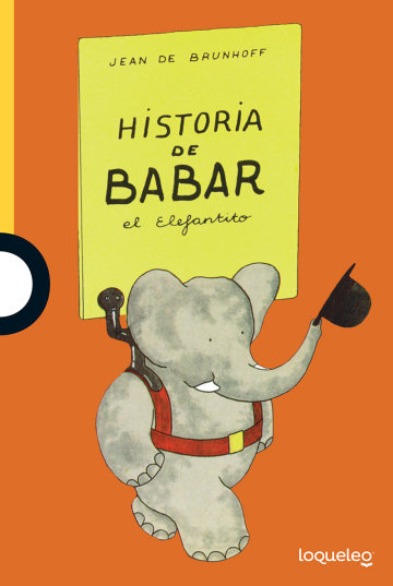 Portada Historia de Babar, el elefantito