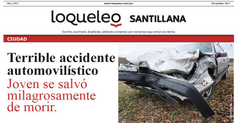 Terrible accidente automovilístico