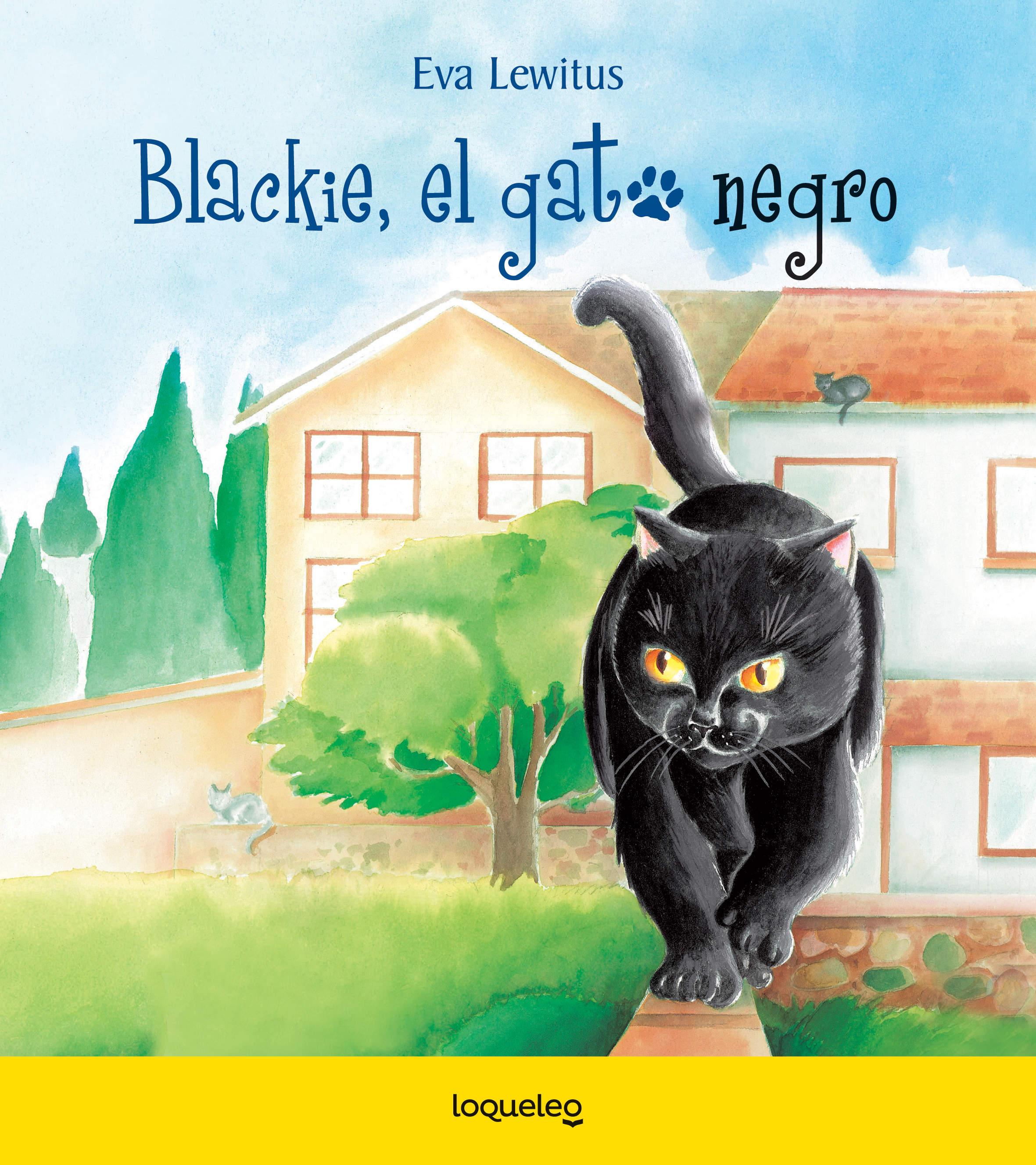 Egomanía otoño corriente Blackie, el gato negro