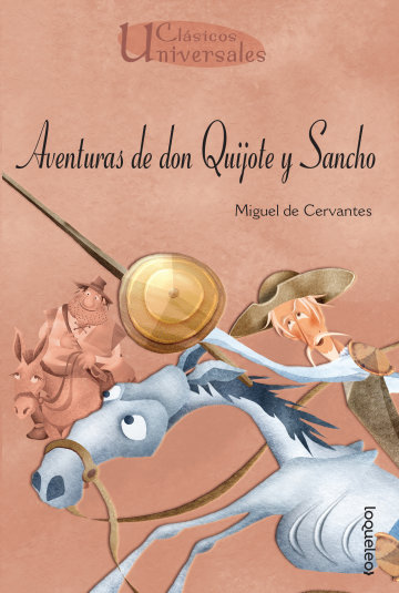 Portada Aventuras de don Quijote y Sancho