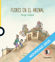 Portada FLORES EN EL ARENAL / CARPETA VACÍA
