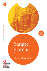 Cover Sangre y arena (Libro + CD)