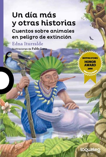 Cover Un día más y otras historias: Cuentos sobre animales en peligro de extinción