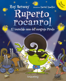 Portada Ruperto rocanrol. El increíble caso del cangrejo Pirulo